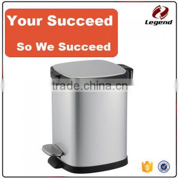 High quality kitchen pedal bins square with foot open pedal