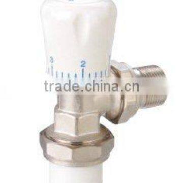 brass radiator valve with PP-R connector