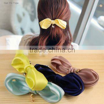 Sweet Eiffel Tower Color Ribbon Bows Cheerleading Elastic Hair Bands Rubber Hair Band Fashion Accessories