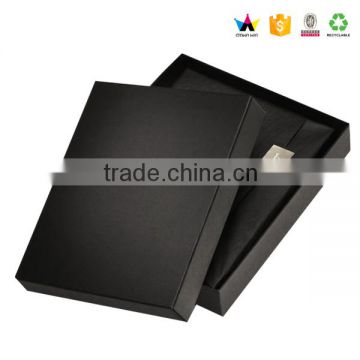 High quality black shirt cardboard small gift box