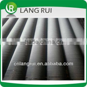 Heat exchanger tube rolling fins carbon