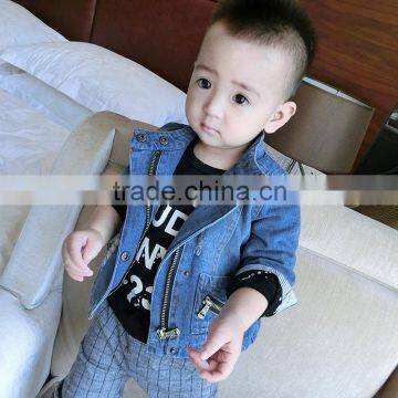 China Wholesale Kid Boy Clothing Korea Style Children's Denim Coat Of Online