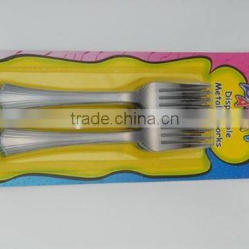 biodegradable silver Disposable PS plastc cutlery sets ,picnic set,traveling set