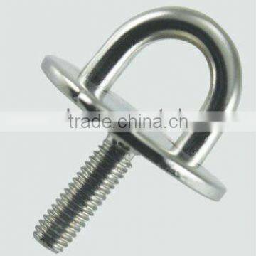 Stainless Steel Round Eye Plate With Stud