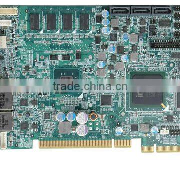 Half-size PCIe CPU card with Intel Atom D425/N455/D525, DDR3, 1 GB Memory on board, VGA/LVDS, Dual PCIe GbE, USB 2.0, SATA 3Gb