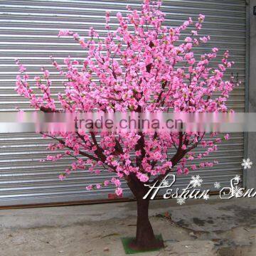 Professional supplier artificial silk pink cherry blossom tree artificial tree for sale