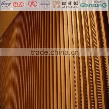 wooden pvc pattern Aluminum profile panel wall curtain wall/wooden aluminium profile for curtain wall