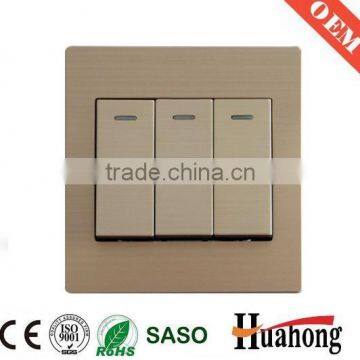 High quality Aluminium alloy wall switch