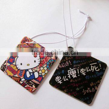 Professional Supplier Custom Scent Logo Printable Square Car Air Freshener photo-2