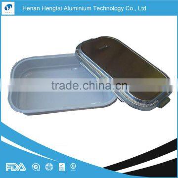 airline aluminium foil container with lids certified by FDA, SGS, HACCP, OU