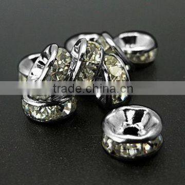 Iron Rhinestone Beads, Grade A, Straight Edge(RB-A010-10MM-B)