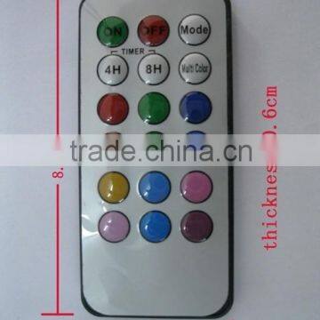 Rechargeable Remote Control Set of 6 LED Plastic Tealights Candles photo-5