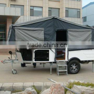 Rongcheng longhe fiberglass forward folding camper trailer LH-GQF-01A