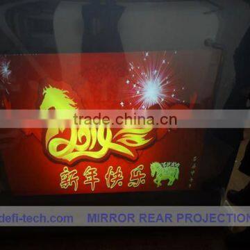 holographic transparent business projection screen fim advertising screen