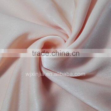 Peach Satin fabric for party lady full dress