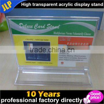 Wholesale acrylic HD transparent removable table card