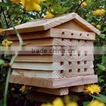 Disassembly wooden bee hive habitat