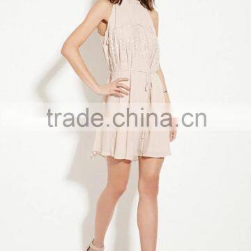 2016 Fashion Contemporary Eyelash Lace Casual Dress For Girls photo-5