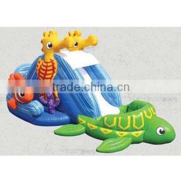 0.55mm PVC turtle inflatable slide