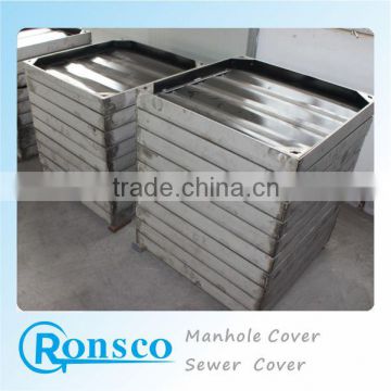 stainless steel square casting watertight manhole cover