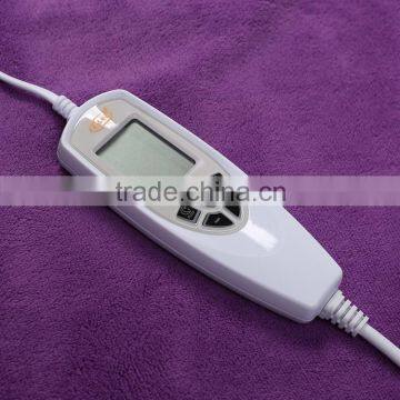 LCD Digital Display Electric Microfleece +polyester Heated Rug photo-3