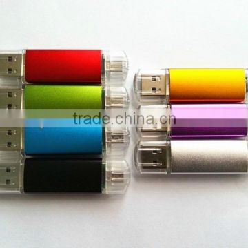 USB Flash Drive For Phone And Computer, USB Memory Sticks With 2 Connectors For Phone And Computer, Phone USB