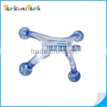 Customized Logo Man Shape Plastic Massager