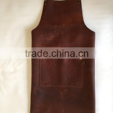 Custom high quality welder apron leather