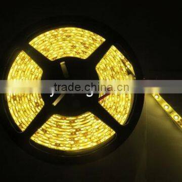 flexible led strip light 3528 12V/24V 60 leds per meter waterproof led strip 4.8watt per meter 2 years warranty