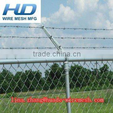 Hot-dip zinc plating high tensile barbed wire fence