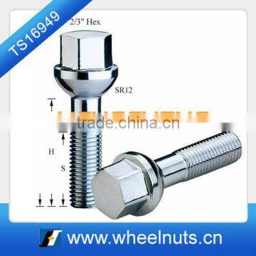 2015 alloy steel 10.9 grade wheel bolts lug