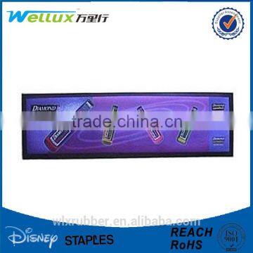 Anti-slip branded waterproof bar mat/ custom bar mats