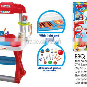 BBQ KITCHEN TOYS FOR KIDS FUNNY TOYS WITH LIGHT AND SOUND