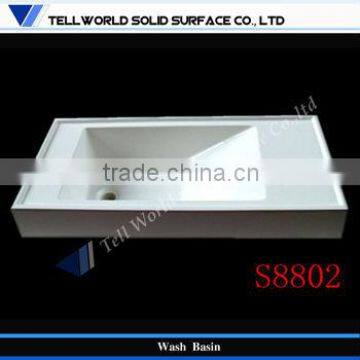 2013 newest design acylic solid surface bathroom vanity top sale