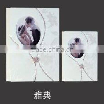 China professional manufacture high quality beautiful MDF crystal photobook cover