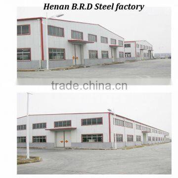 Low cost wind resist and quakeproof steel factory