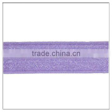 cheap custom printed 5/8" fold elastic knotted hairband