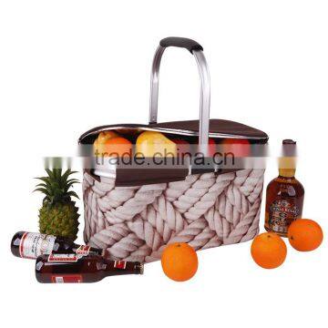 Picnic Ice Can Aluminium Frame Cooler Bag