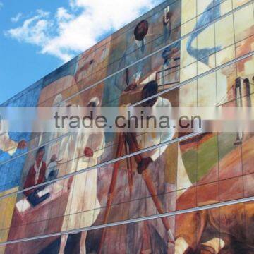 Decorative Painted Glass Tempered Glass Wall Art Panels photo-5