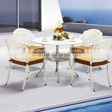 aluminium round dining table , furniture outdoor