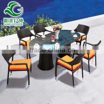 Wholesale chinese garden furniture, leisure poly rattan garden furniture sale, cube set table outdoor dining set                        
                                                                                Supplier's Choice