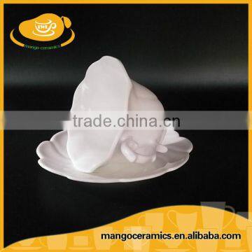 Wholesale Wedding Banquet Use Porcelain Tea Cups and Saucers photo-3