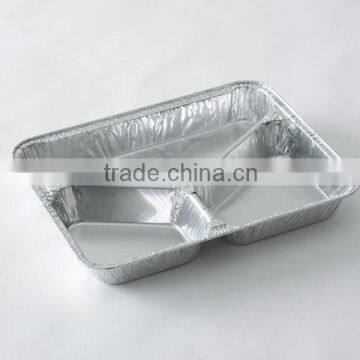 3 Compartments Aluminum Foil Container