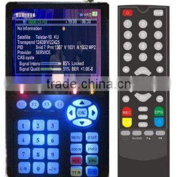 MPEG-2/MPEG-4 Satellite Finder HD Digital Satellite Finder DVB-S DVB-S2 Satellite Finder with HDMI Output LCD Screen