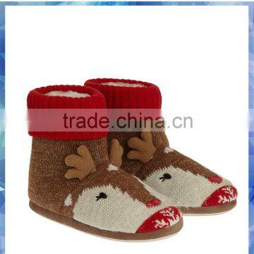 2014 Hot Sell Knitted Deer Ladies Winter Boots photo-2