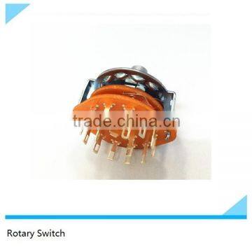 HongYu 3P4T 3Poles 4 Positions Rotary Switch with metel shaft