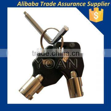 Rod Control Cabinet Lock With Tubular Key