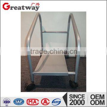 Factory Customized Metal CPU Holder Movable Holder of CPU Rolling metal CPU holder with casters