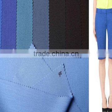 bright color stretch poly fabric for women suits fabric