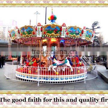 More than 10 years experience in top quality amusement park kiddie rides luxury carousel